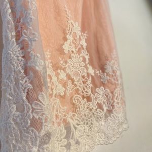 Charlotte Russe Pastel Pink Lace Tank